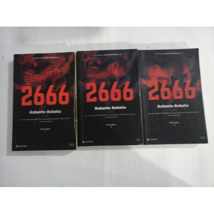     2666 - vol1; vol2; vol3  (roman)  -  Roberto  BOLANO  